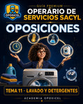 Operario de Servicios SACYL: Tema 11 — Lavado, Detergentes y Planchado