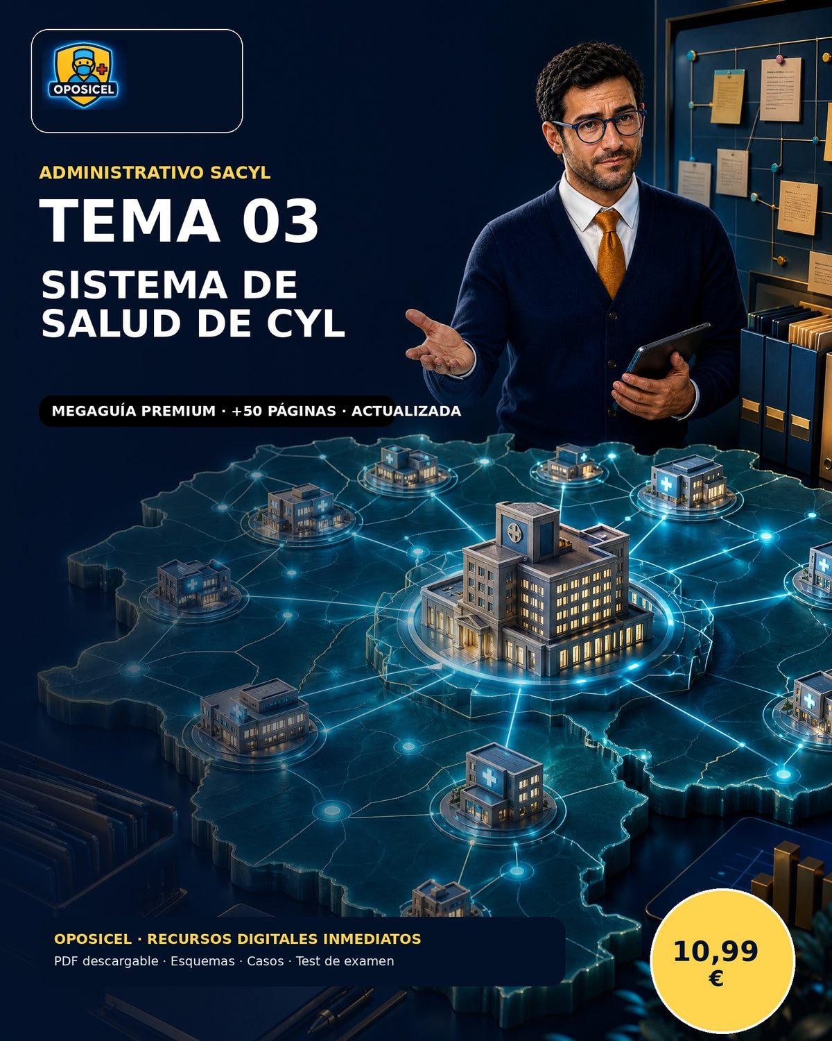 Administrativo SACYL · Tema 3: Ley 8/2010: Sistema de Salud de Castilla y León